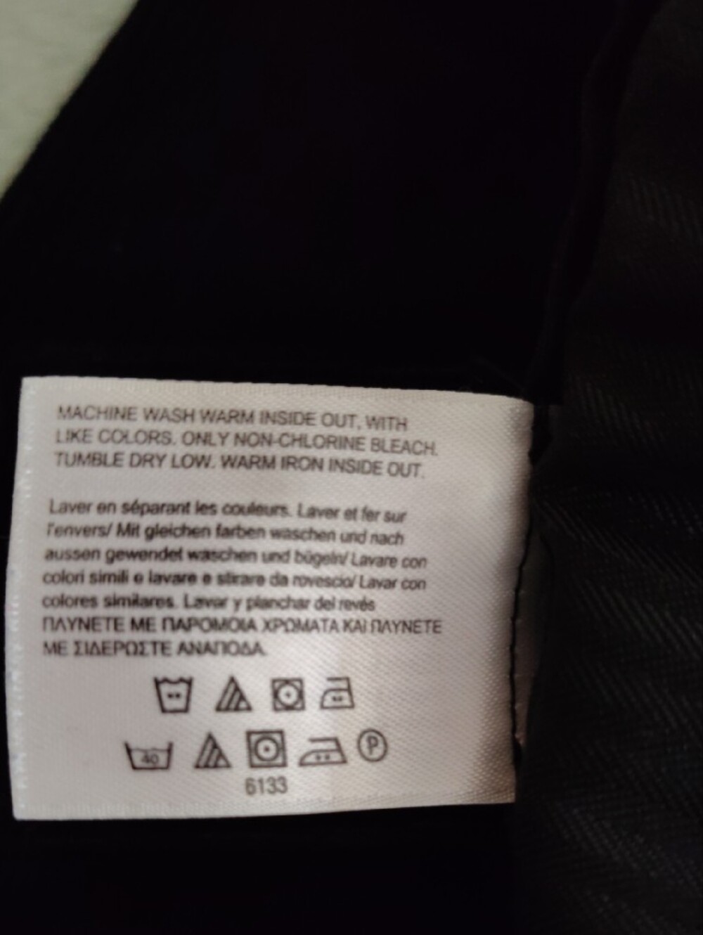 Xmas Black Embroidered Corduroy Men's Pants - Picture 6 of 8